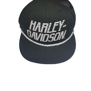 Harley Davidson Hat New Era 59Fifty Fitted Cap Black Size 7 1/2